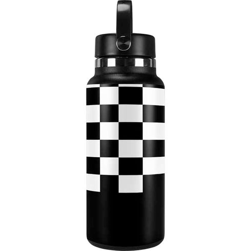 Checkerboard Split Hydro Flask 32oz Wide Mouth Skin